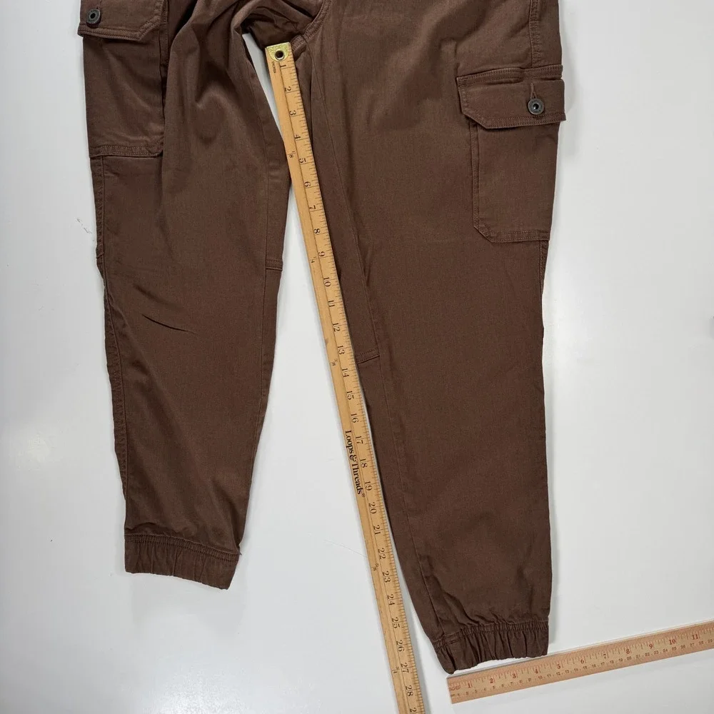 KUHL Kultivatr Joggr Stretch Twill Cargo Pant Womens 6 Regular Relaxed Brown UV‎